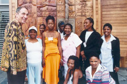 Albie Sachs and the Embroidery Crafters