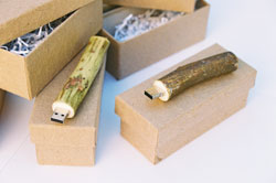 Memory Sticks and Recycled Packaging